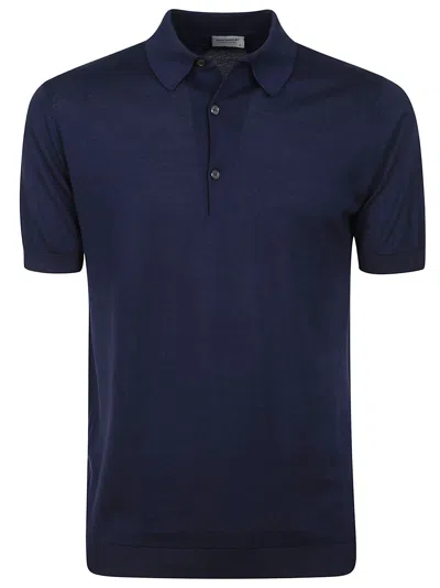 John Smedley Adrian Shirt Ss In Blue