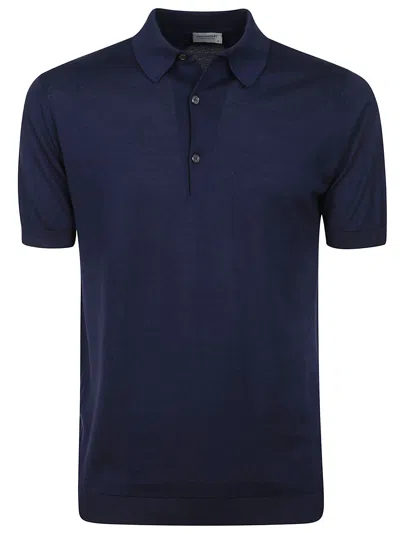 John Smedley Adrian Shirt Ss In French Navy