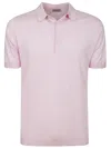 John Smedley Adrian Polo Shirt In Pink