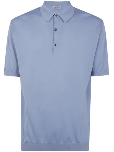 John Smedley Adrian Short Sleeves Shirt In Green
