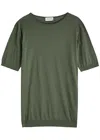 John Smedley Kempton T-shirt In Dark Green