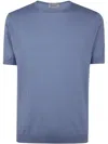 John Smedley Belden Short Sleeves Crew Neck T-shirt In Green