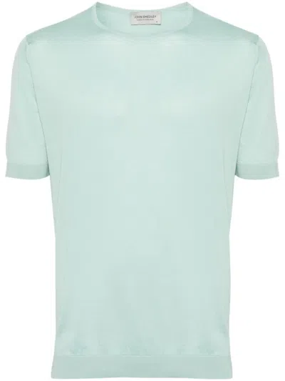 John Smedley Belden Short Sleeves Crew Neck T-shirt Clothing In Green