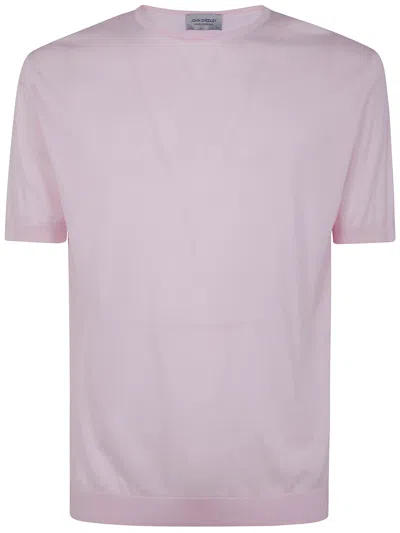 John Smedley Belden Short Sleeves Crew Neck T-shirt In Neutral