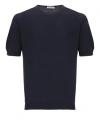 John Smedley Short Sleeve T-shirt In Blue