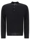 John Smedley Polo Shirt Ribbed Collar Cuffs Hem