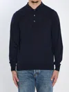 John Smedley Belper Polo Shirt In Blue