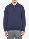 John Smedley Belper Polo Shirt In Blue