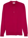 John Smedley Belper Shirt Ls In Rot