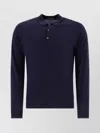 John Smedley "belper" Ribbed Polo Shirt With Collar