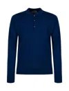 John Smedley Long Sleeve Polo Collar Sweater