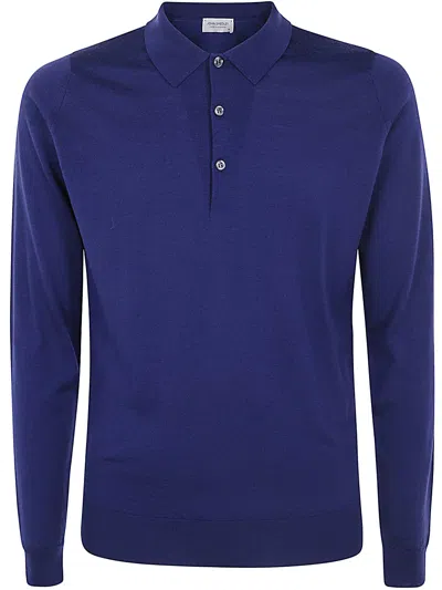 John Smedley Belper Shirt Ls In Blue