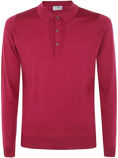 John Smedley Belper Shirt Ls In Red