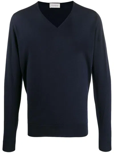 John Smedley Blenheim Pullover Vn Ls Clothing