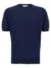 John Smedley Kempton T-shirt In Blue
