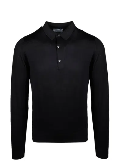 John Smedley Bradwell Long-sleeve Polo Shirt