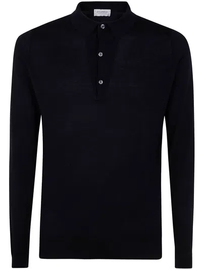 John Smedley Bradwell Long Sleeves Shirt In Black