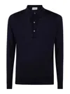 John Smedley Bradwell Long Sleeves Shirt In Blue