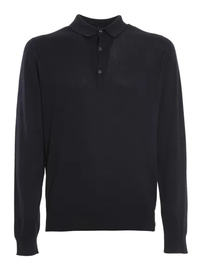 John Smedley Bradwell Shirt Ls In Blue