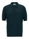 John Smedley Polo Shirt With Ribbed Cuffs And Collar