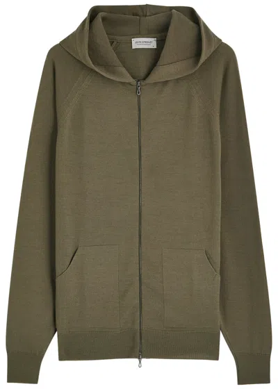John Smedley Carty Hooded Wool Sweatshirt