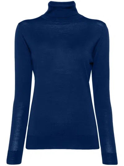 John Smedley Catkin Sweater In Blue