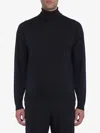John Smedley Turtleneck Sweater In Black