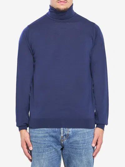 John Smedley Cherwell Pullover In Blue