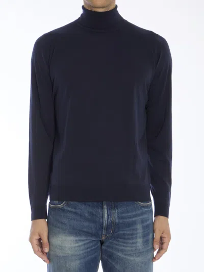 John Smedley Cherwell Pullover In Blue
