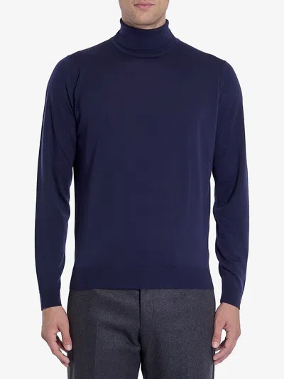 John Smedley Cherwell Pullover In Blue
