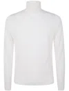John Smedley Roll Neck Sweater Long Sleeves In White