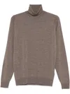John Smedley Cherwell Sweater In Braun