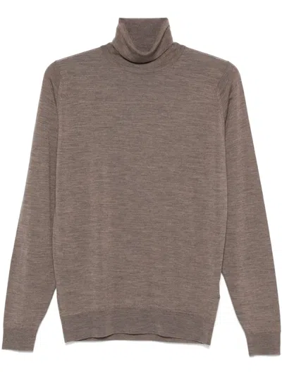 John Smedley Cherwell Sweater In Braun