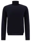 John Smedley Richard Turtleneck Merino Wool Sweater In Black