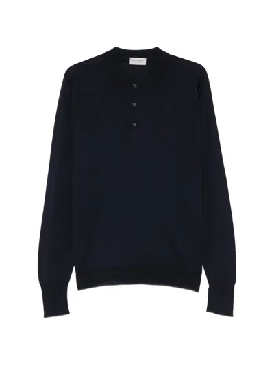John Smedley Cotswold Sweater In Blue