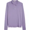 JOHN SMEDLEY JOHN SMEDLEY COTSWOLD WOOL POLO SWEATER