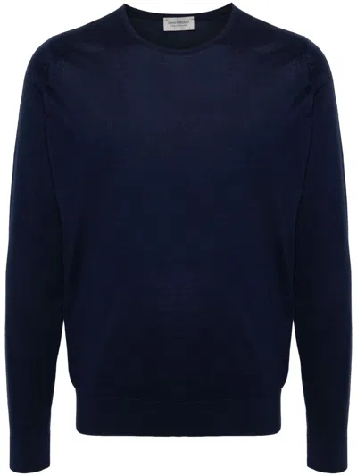 JOHN SMEDLEY JOHN SMEDLEY COTTON HATFILED PULLOVER