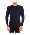 John Smedley Crew-neck Knit Jumper In Black