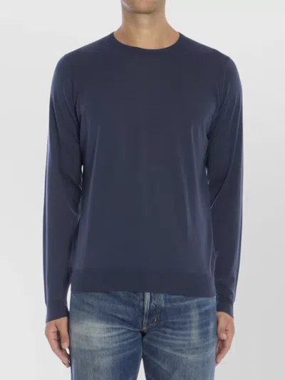 John Smedley Lundy Pullover In Blue