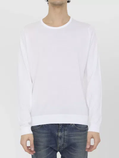 JOHN SMEDLEY CREWNECK SEA ISLAND COTTON PULLOVER