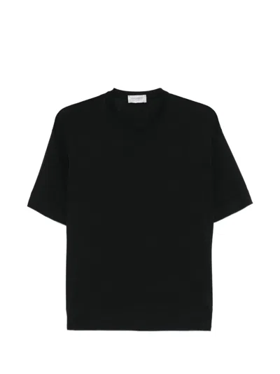John Smedley Danby Fine-knit T-shirt In Black
