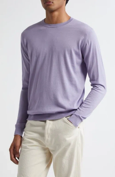 John Smedley Darley Merino Wool & Sea Island Cotton Gauze Sweater