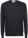 John Smedley Darley Pullover Cn Ls Clothing In Black