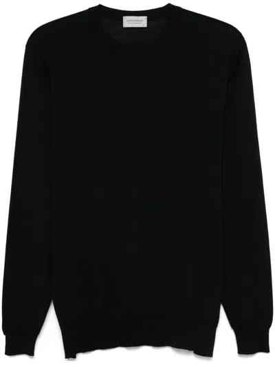 John Smedley Norfolk Sweater In Black