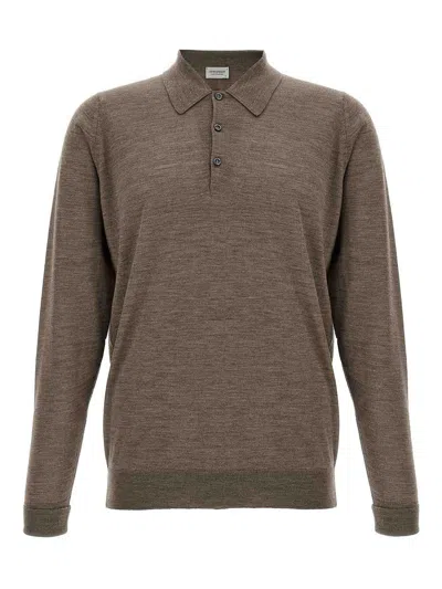 John Smedley Dorset Sweater In Brown