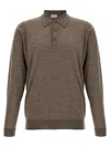 John Smedley Polo-neck Cuffed-sleeve Sweater In Multi