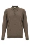 John Smedley Polo-neck Cuffed-sleeve Sweater In Multi