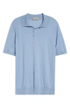 John Smedley Elias Sea Island Cotton & Cashmere Polo Sweater