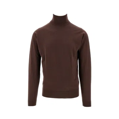 John Smedley Richards Jumper In Brown