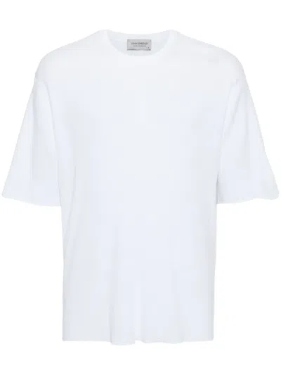 John Smedley Evan T-shirt In White